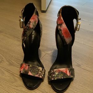 Call it spring floral heels